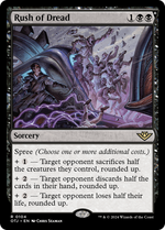 Rush of Dread (OTJ-104) - Outlaws of Thunder Junction: (spree) Foil - Poke-Collect