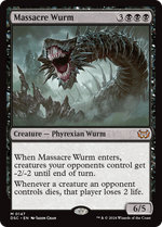 Massacre Wurm (DSC-147) - Duskmourn: House of Horror Commander - Poke-Collect