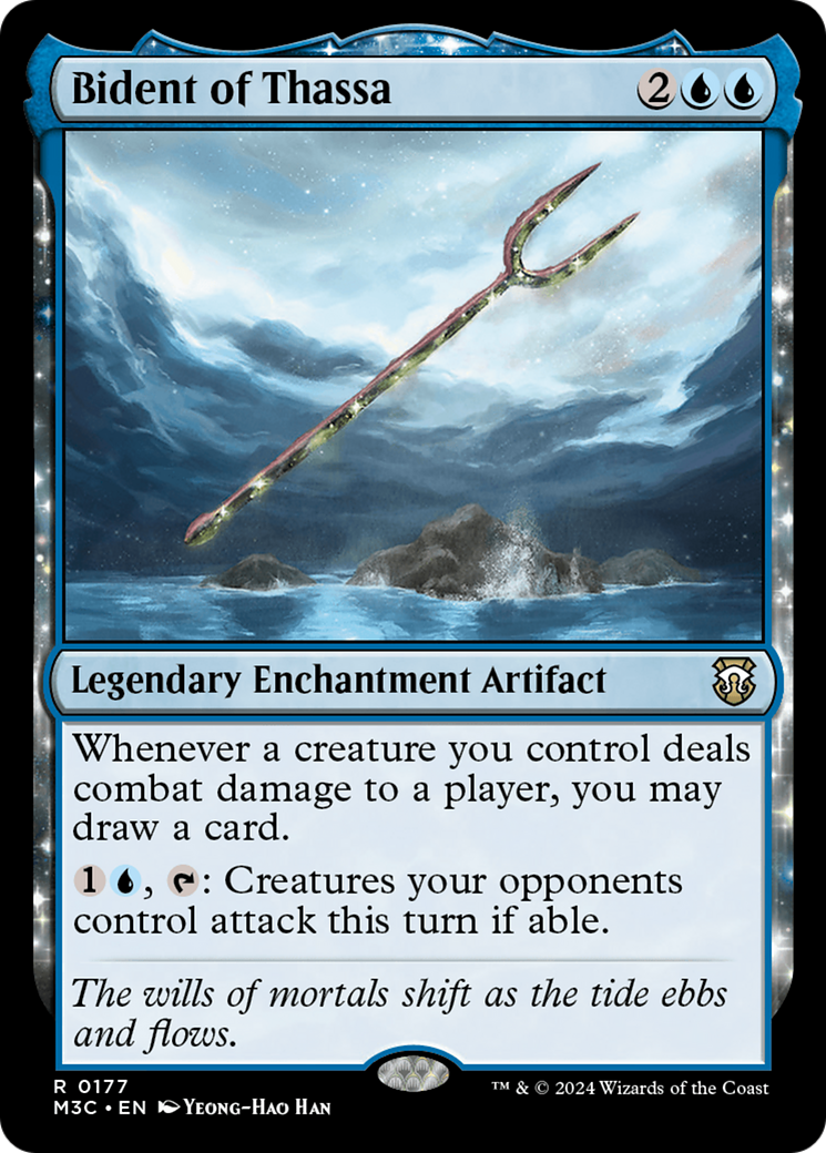 Bident of Thassa (M3C-177) - Modern Horizons 3 Commander - Poke-Collect