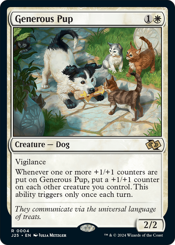 Generous Pup (J25-004) - Foundations Jumpstart - Poke-Collect