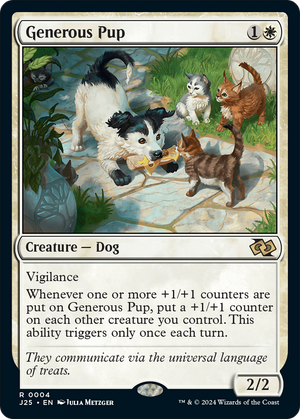 Generous Pup (J25-004) - Foundations Jumpstart - Poke-Collect