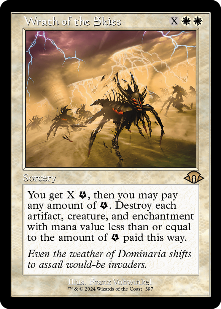 Wrath of the Skies (Retro Frame) (MH3-397) - Modern Horizons 3 - Poke-Collect
