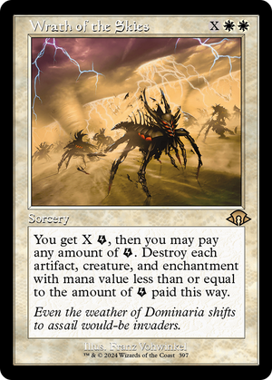 Wrath of the Skies (Retro Frame) (MH3-397) - Modern Horizons 3 - Poke-Collect