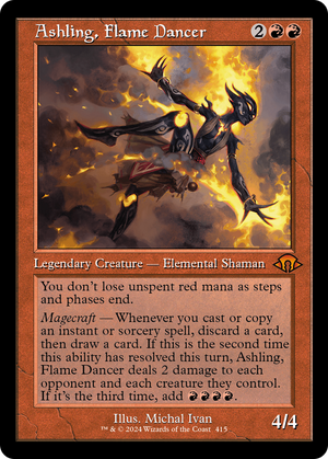 Ashling, Flame Dancer (Retro Frame) (MH3-415) - Modern Horizons 3 Foil - Poke-Collect