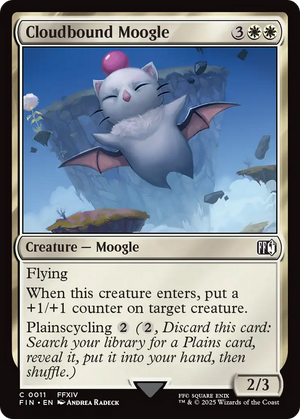 Cloudbound Moogle (FIN-011) - FINAL FANTASY Foil - Poke-Collect