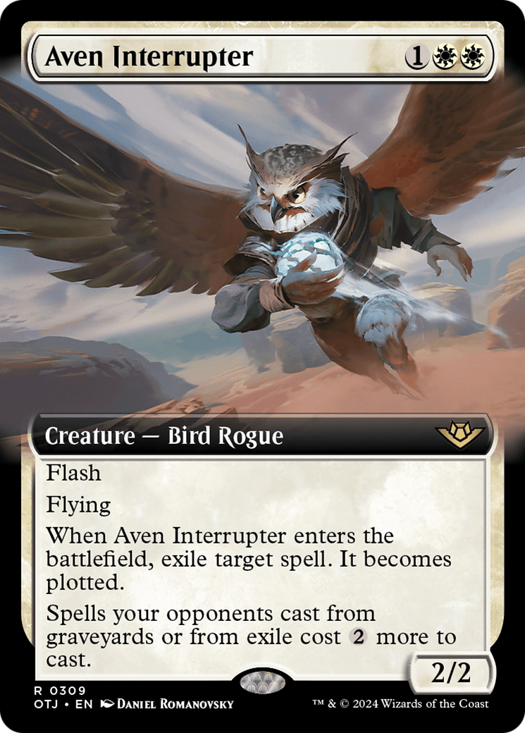 Aven Interrupter (OTJ-309) - Outlaws of Thunder Junction: (Extended Art) - Poke-Collect
