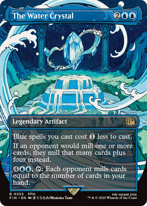 The Water Crystal (FIN-333) - FINAL FANTASY (Borderless) Foil - Poke-Collect