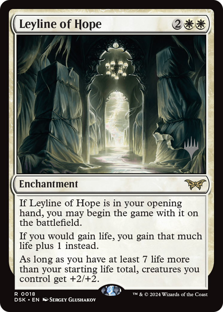 Leyline of Hope (PPDSK-018) - Duskmourn: House of Horror Promos - Poke-Collect