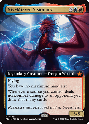 Niv-Mizzet, Visionary (FDN-482) - Foundations: (Extended Art) - Poke-Collect