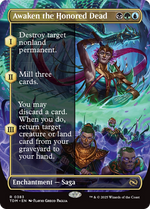 Awaken the Honored Dead (TDM-383) - Tarkir: Dragonstorm: (enchantment) (Borderless) - Poke-Collect