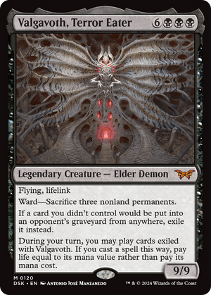Valgavoth, Terror Eater (DSK-120) - Duskmourn: House of Horror - Poke-Collect