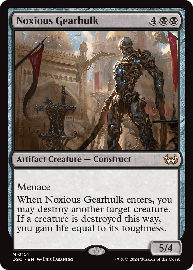 Noxious Gearhulk (DSC-151) - Duskmourn: House of Horror Commander - Poke-Collect
