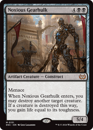 Noxious Gearhulk (DSC-151) - Duskmourn: House of Horror Commander - Poke-Collect