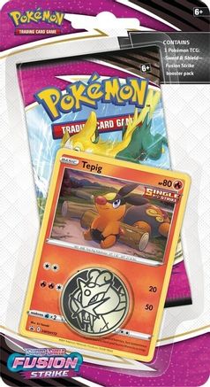 Sword & Shield: Fusion Strike - Checklane Blister (Tepig)