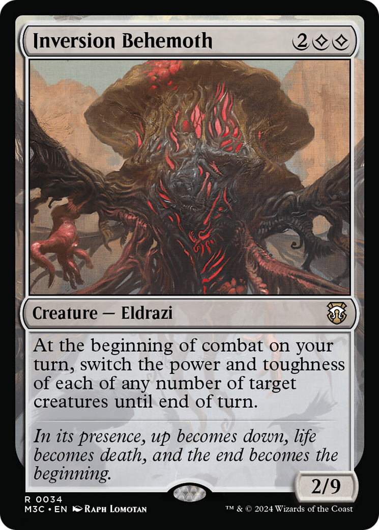 Inversion Behemoth (M3C-034) - Modern Horizons 3 Commander - Poke-Collect