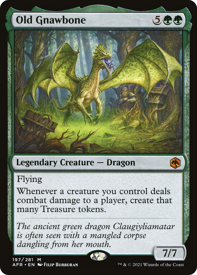 Old Gnawbone (AFR-197) - Adventures in the Forgotten Realms Foil - Poke-Collect