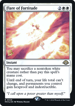 Flare of Fortitude (PRE-026) - Modern Horizons 3 Promos Foil - Poke-Collect