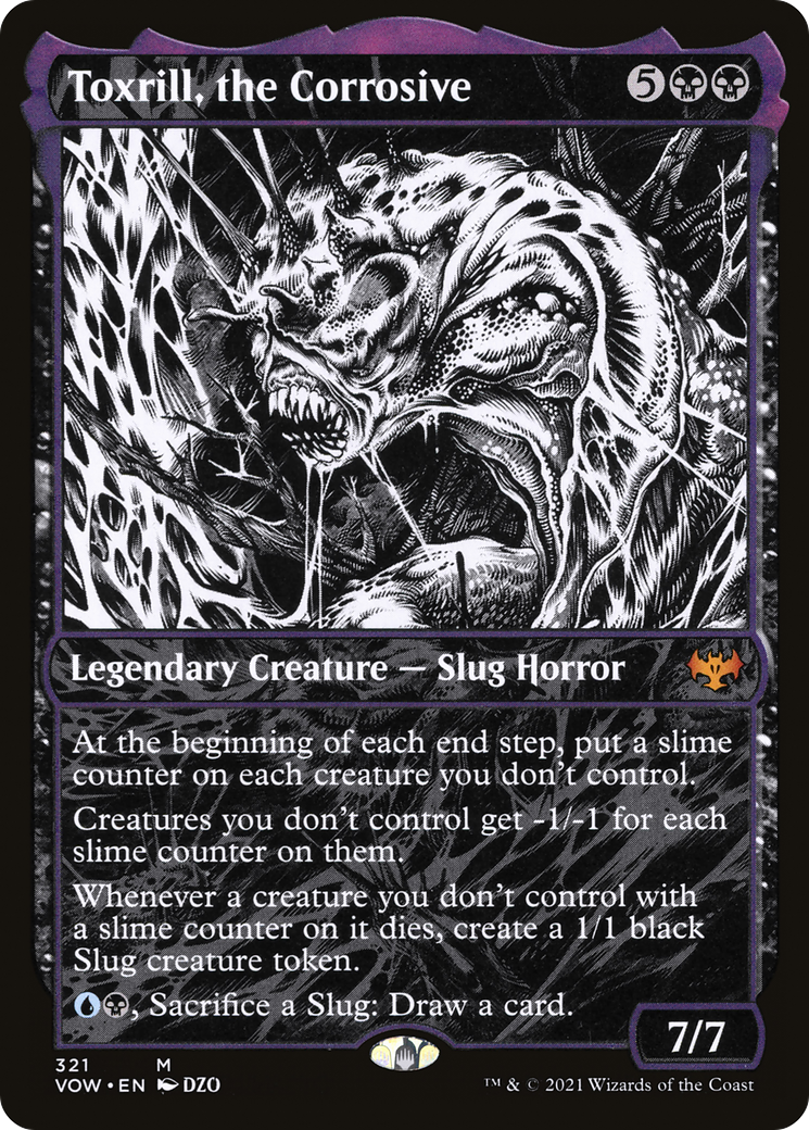 Toxrill, the Corrosive (VOW-321) - Innistrad: Crimson Vow: (Showcase) - Poke-Collect
