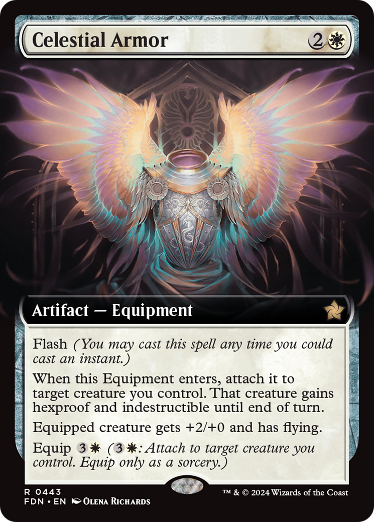 Celestial Armor (FDN-443) - Foundations: (Extended Art) Foil - Poke-Collect