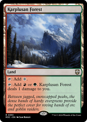 Karplusan Forest (M3C-351) - Modern Horizons 3 Commander - Poke-Collect