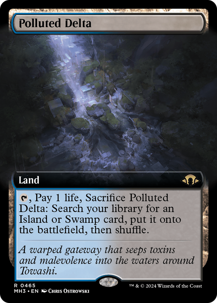 Polluted Delta (Extended Art) (MH3-465) - Modern Horizons 3: (Extended Art) - Poke-Collect