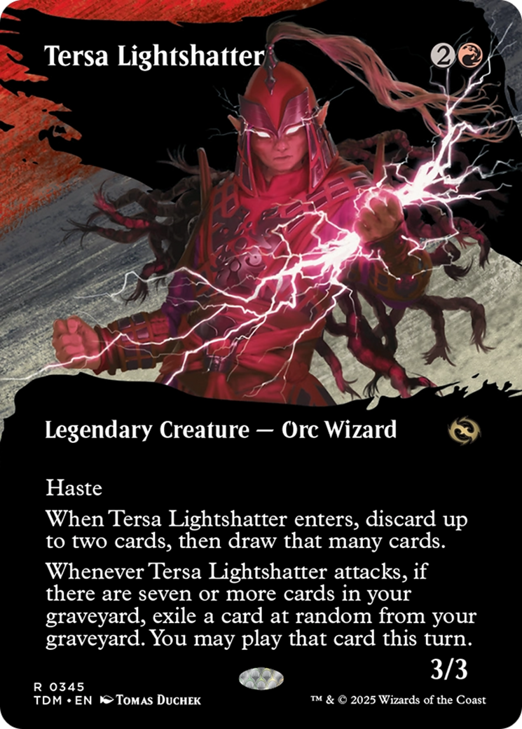 Tersa Lightshatter (TDM-345) - Tarkir: Dragonstorm: (Showcase) (Borderless) - Poke-Collect