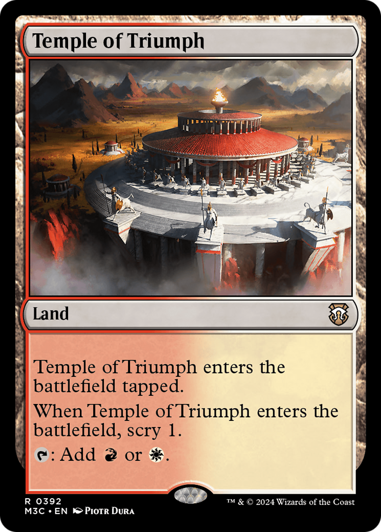 Temple of Triumph (M3C-392) - Modern Horizons 3 Commander - Poke-Collect