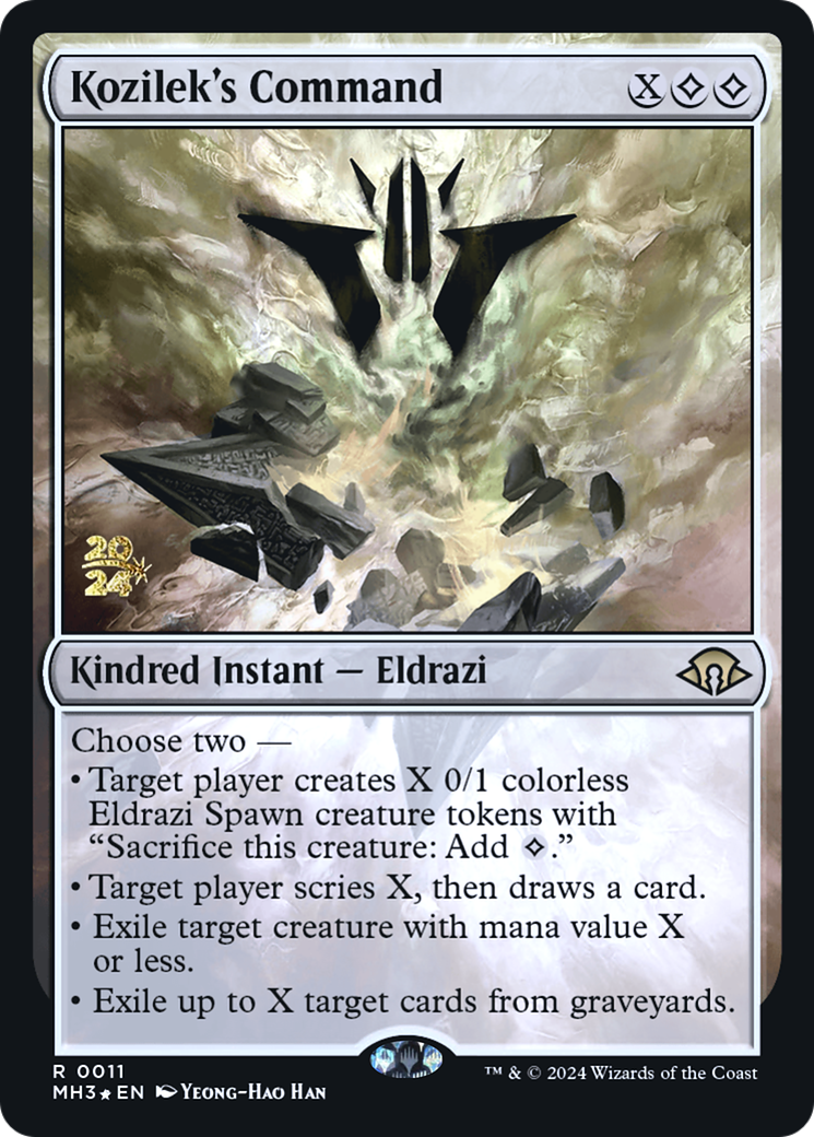 Kozilek's Command (PRE-011) - Modern Horizons 3 Promos Foil - Poke-Collect