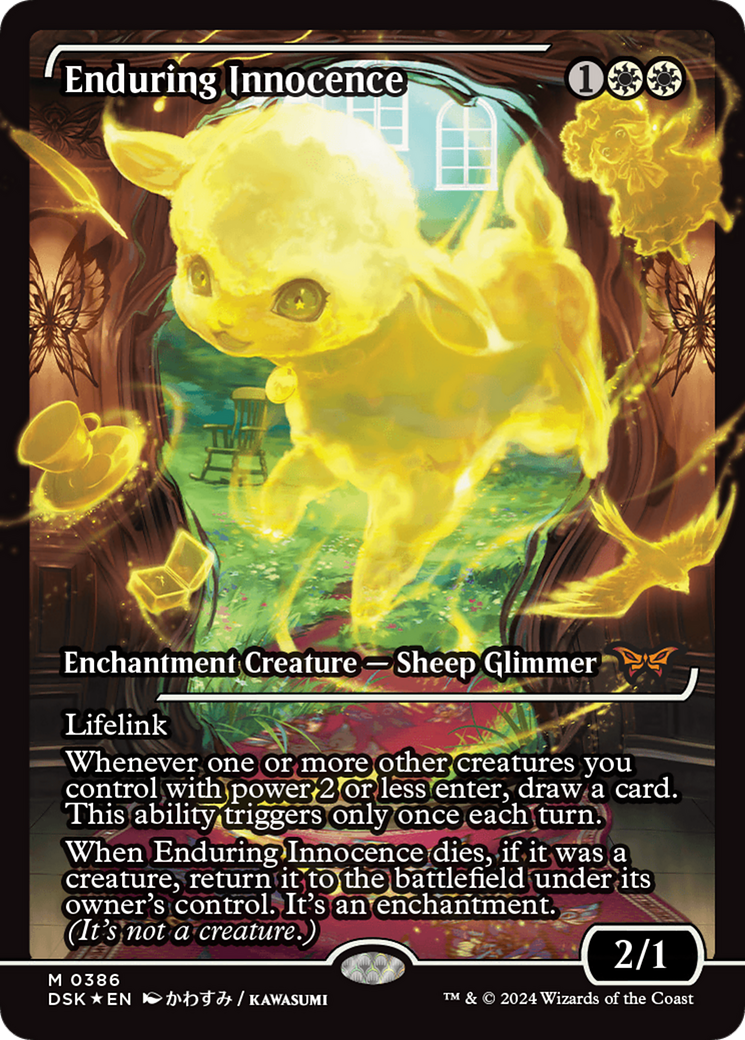 Enduring Innocence (DSK-386) - Duskmourn: House of Horror: (Showcase) Foil - Poke-Collect