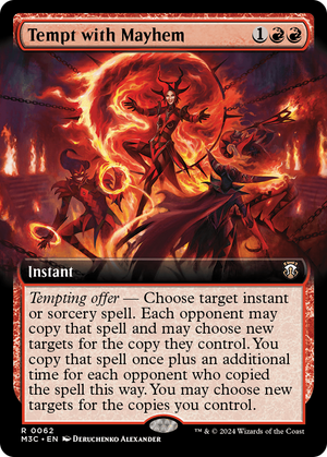 Tempt with Mayhem (M3C-062) - Modern Horizons 3 Commander: (Extended Art) - Poke-Collect