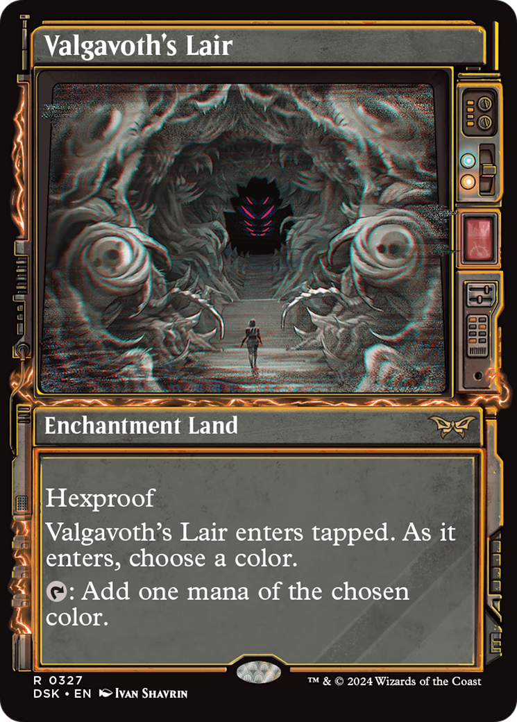 Valgavoth's Lair (DSK-327) - Duskmourn: House of Horror: (Showcase) - Poke-Collect