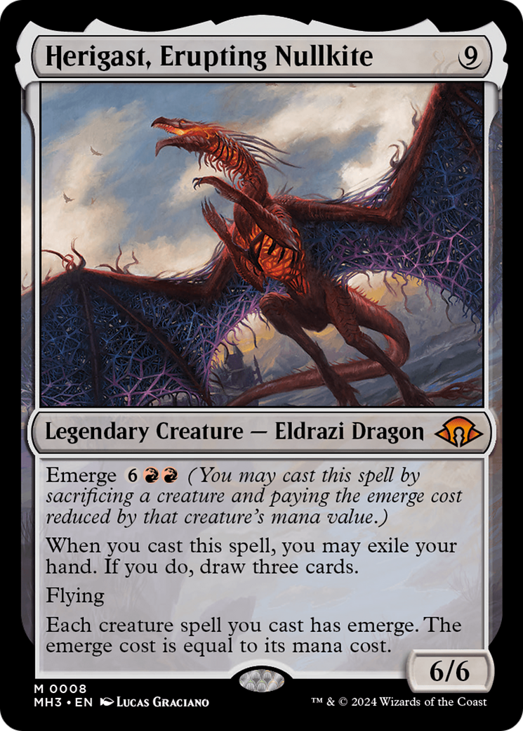 Herigast, Erupting Nullkite (MH3-008) - Modern Horizons 3 - Poke-Collect
