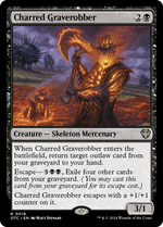 Charred Graverobber (OTC-019) - Outlaws of Thunder Junction Commander - Poke-Collect