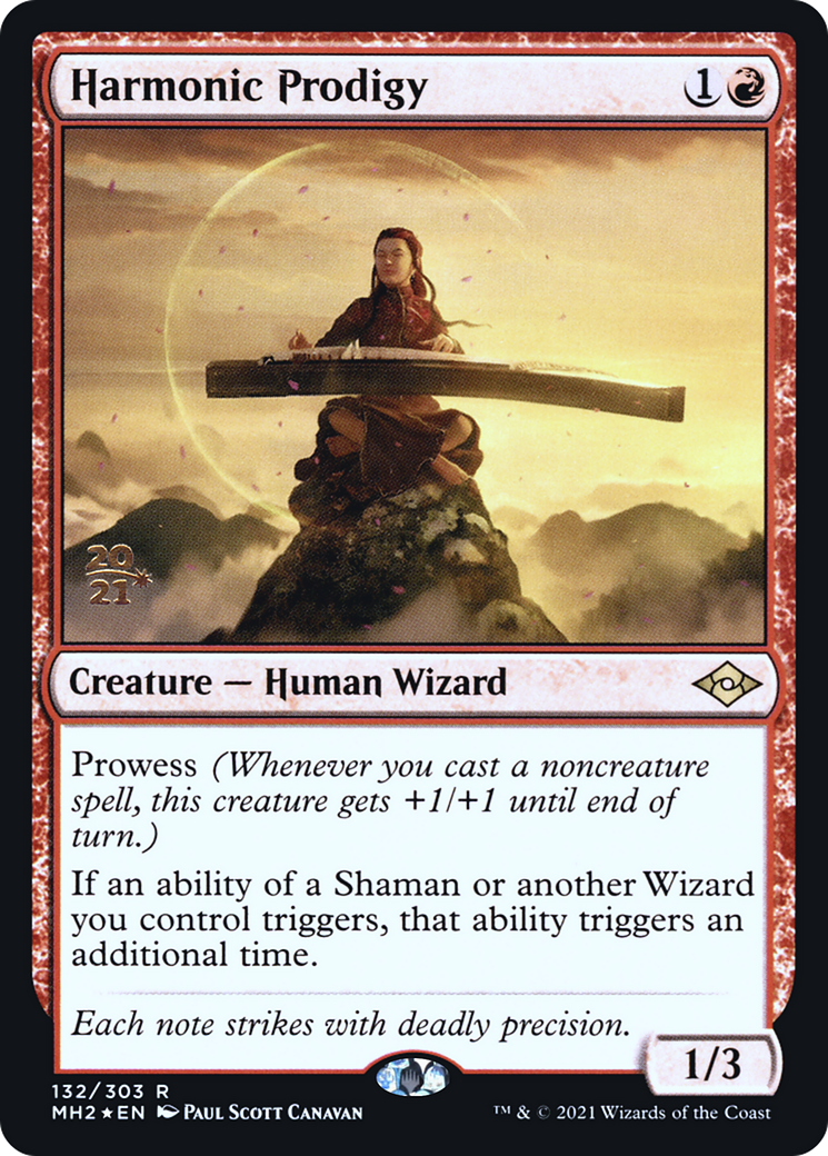 Harmonic Prodigy (PRE-132) - Modern Horizons 2 Promos Foil - Poke-Collect