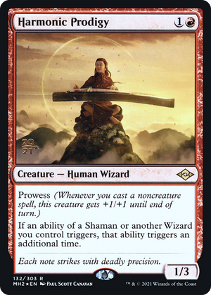 Harmonic Prodigy (PRE-132) - Modern Horizons 2 Promos Foil - Poke-Collect