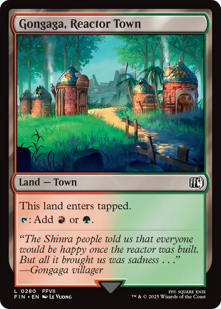 Gongaga, Reactor Town (FIN-280) - FINAL FANTASY Foil - Poke-Collect