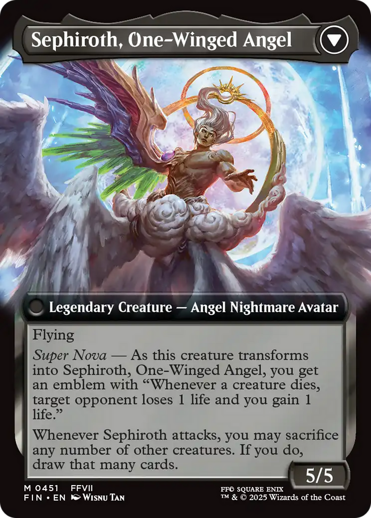 Sephiroth, Fabled SOLDIER // Sephiroth, One-Winged Angel (FIN-451) - FINAL FANTASY: (Extended Art) - Poke-Collect