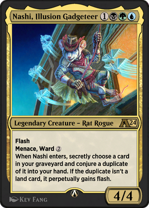 Nashi, Illusion Gadgeteer (YOTJ-024) - Alchemy: Outlaws of Thunder Junction - Poke-Collect