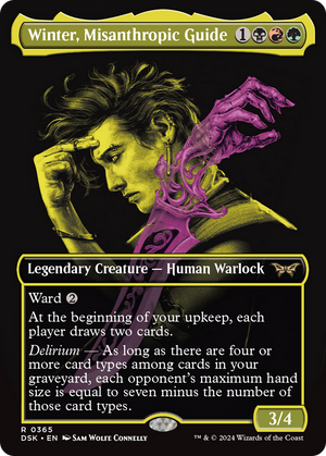 Winter, Misanthropic Guide (DSK-365) - Duskmourn: House of Horror (Borderless) - Poke-Collect