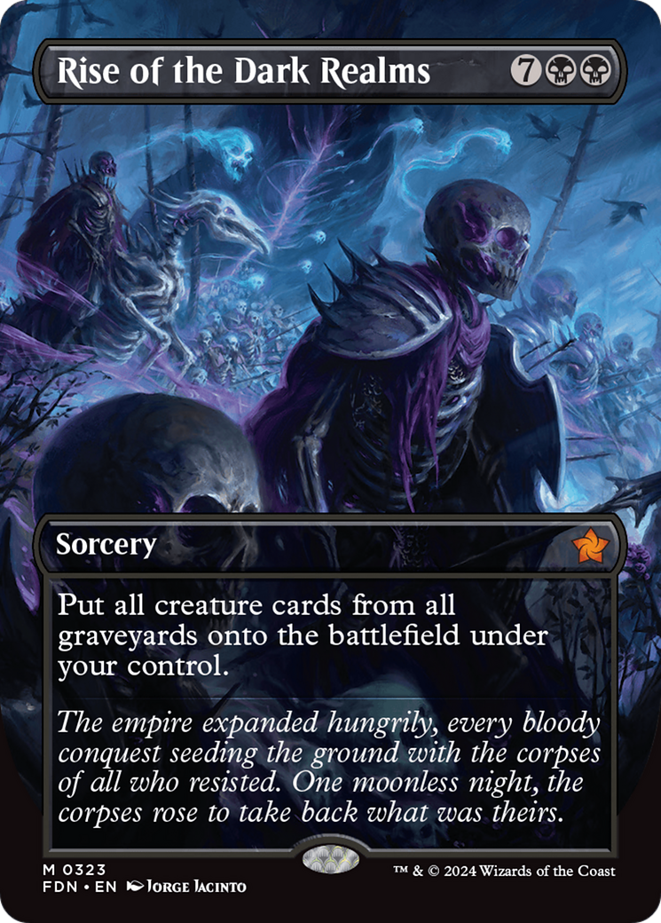 Rise of the Dark Realms (FDN-323) - Foundations (Borderless) - Poke-Collect