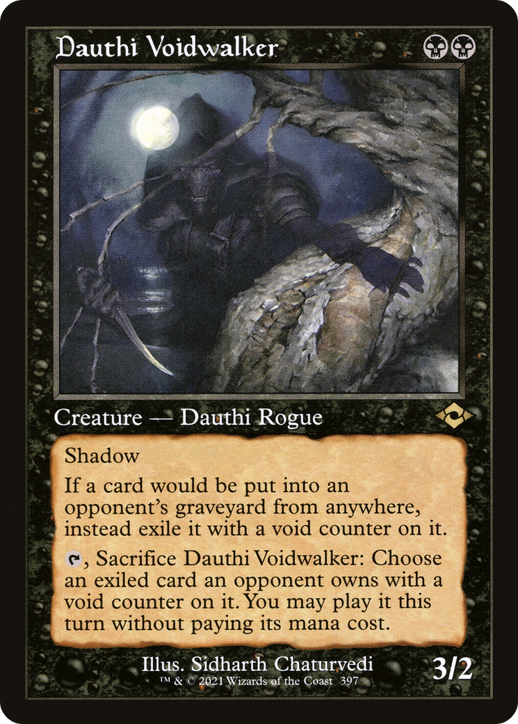 Dauthi Voidwalker (MH2-397) - Modern Horizons 2 Etched Foil - Poke-Collect