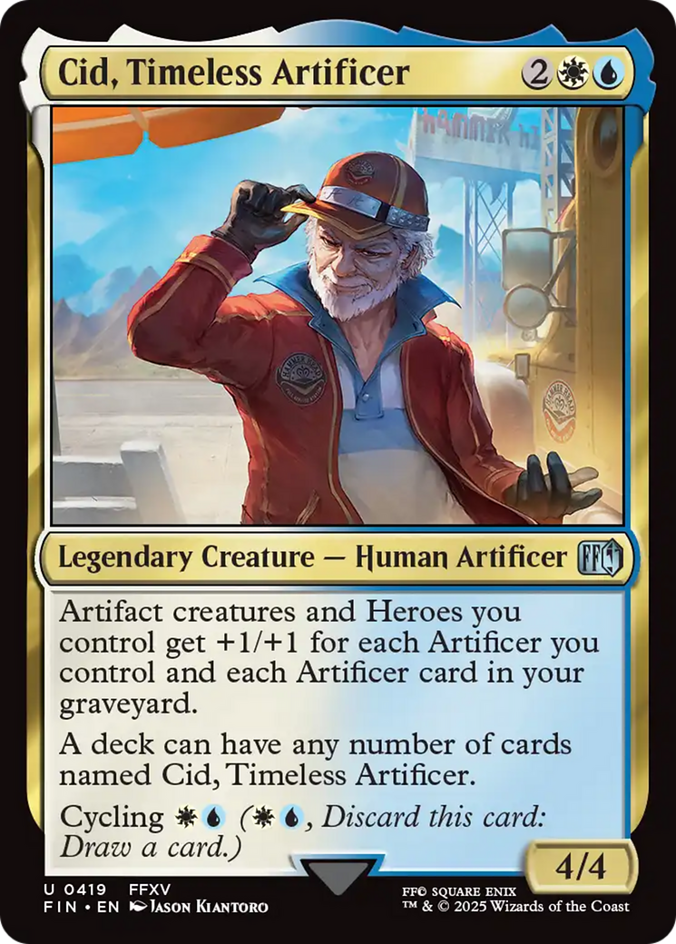Cid, Timeless Artificer (FIN-419) - FINAL FANTASY - Poke-Collect