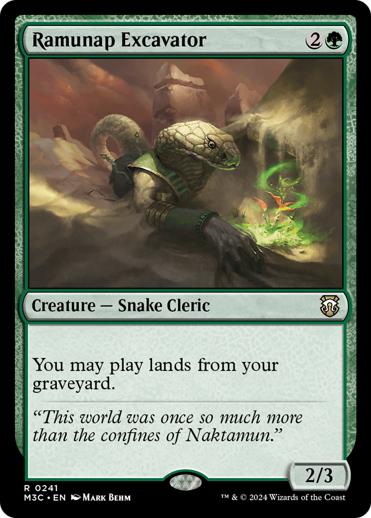 Ramunap Excavator (M3C-241) - Modern Horizons 3 Commander - Poke-Collect