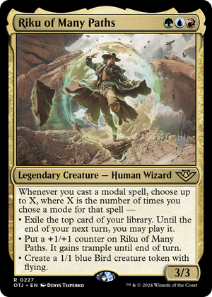 Riku of Many Paths (PPOTJ-227) - Outlaws of Thunder Junction Promos Foil - Poke-Collect