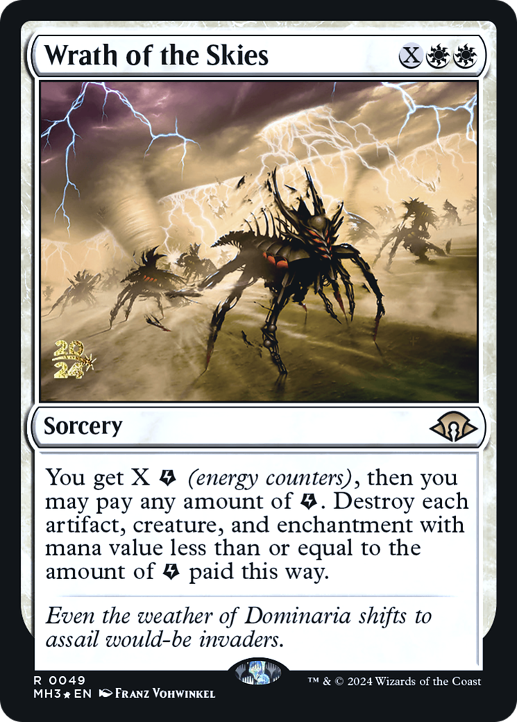 Wrath of the Skies (PRE-049) - Modern Horizons 3 Promos Foil - Poke-Collect