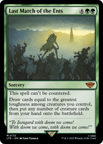 Last March of the Ents (LTR-172) - The Lord of the Rings: Tales of Middle-earth Foil - Poke-Collect