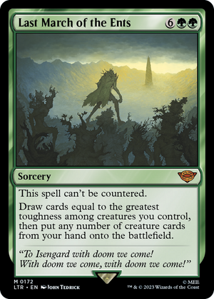 Last March of the Ents (LTR-172) - The Lord of the Rings: Tales of Middle-earth - Poke-Collect