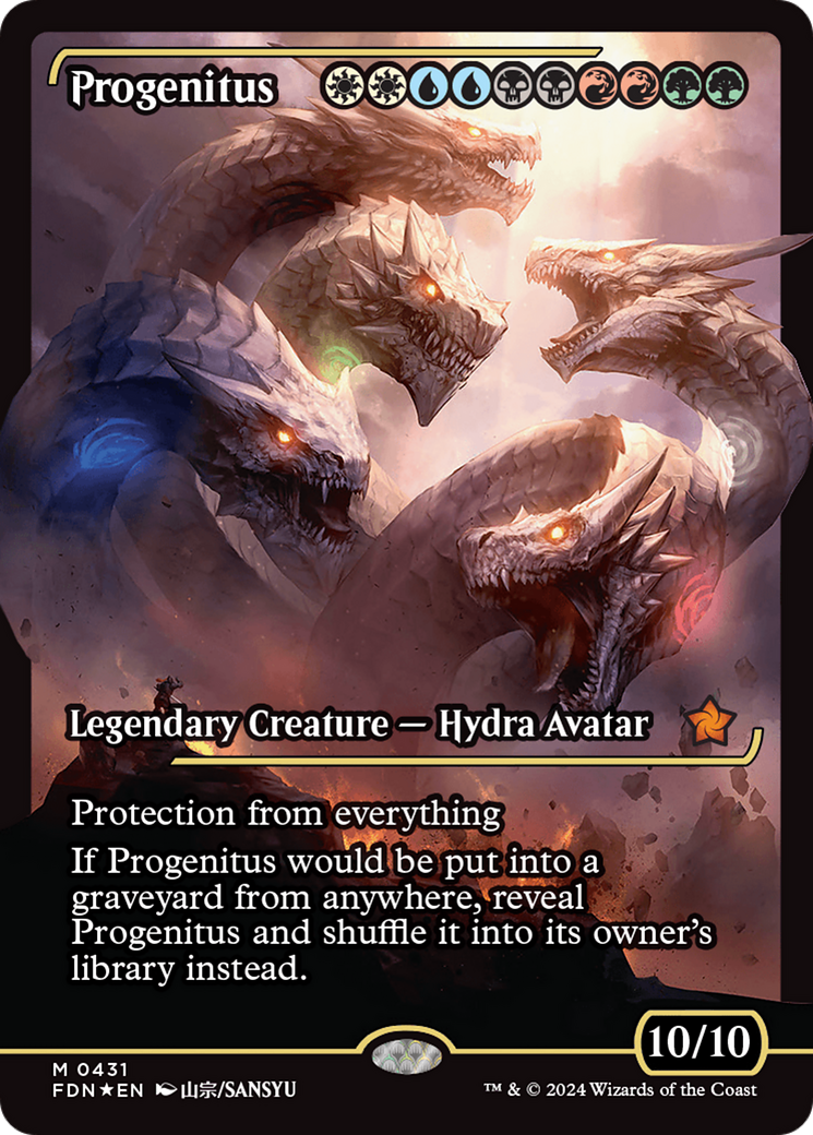 Progenitus (FDN-431) - Foundations: (Showcase) Foil - Poke-Collect