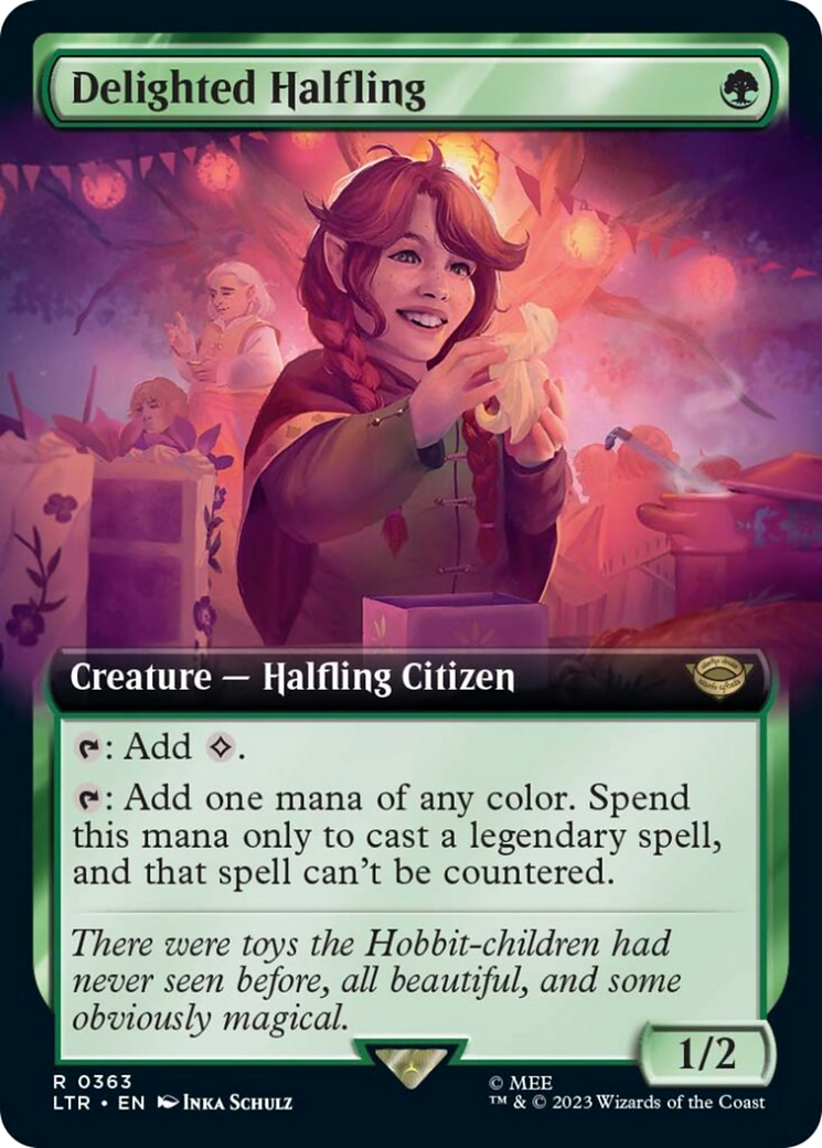 Delighted Halfling (LTR-363) - The Lord of the Rings: Tales of Middle-earth: (Extended Art) - Poke-Collect