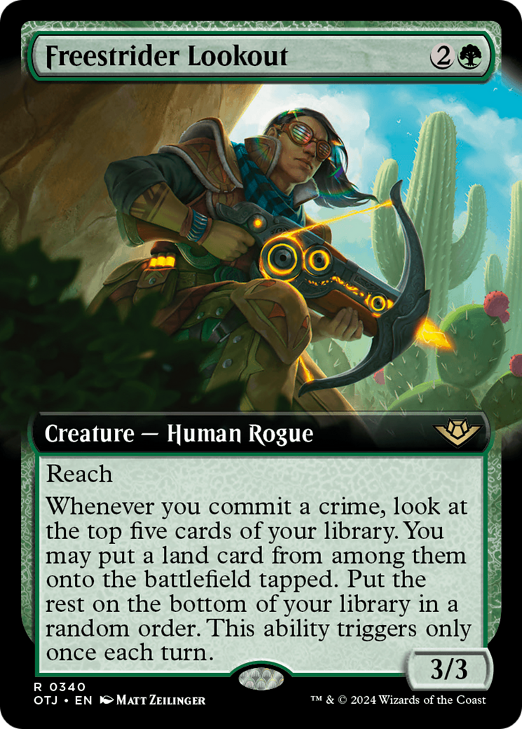Freestrider Lookout (OTJ-340) - Outlaws of Thunder Junction: (Extended Art) - Poke-Collect